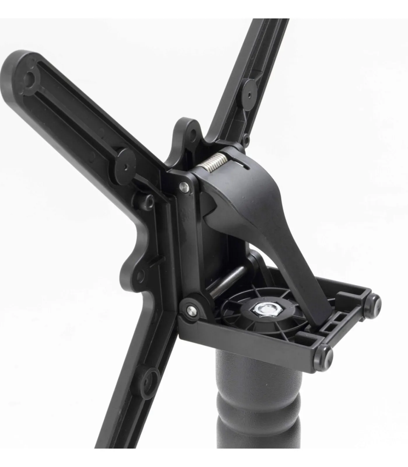 Oviala 60 cm ronde hoge tafel met kantelbaar wit/gouden blad en zwarte poten