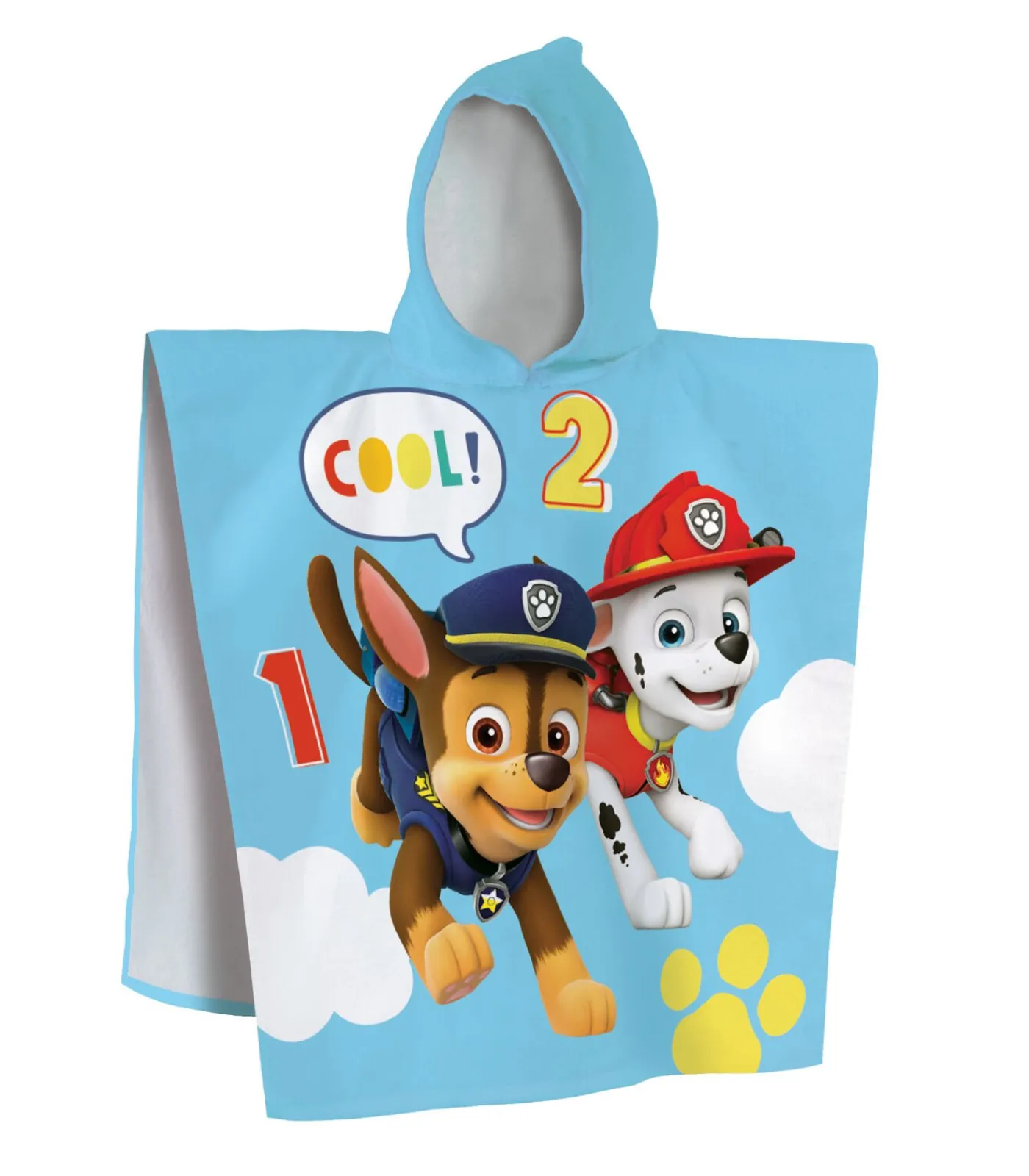 Kinderen PAT PATROUILLE 100% katoen bedrukte badcape, SUNSHINE