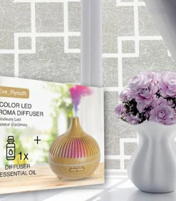 Dr. Ever Youth 7 kleur LED aromadiffusor - VK-stekker / EU-stekker