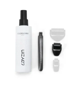 LAYZIN 0.55 mm Dermaroller SET inclusief Cleansing Spray