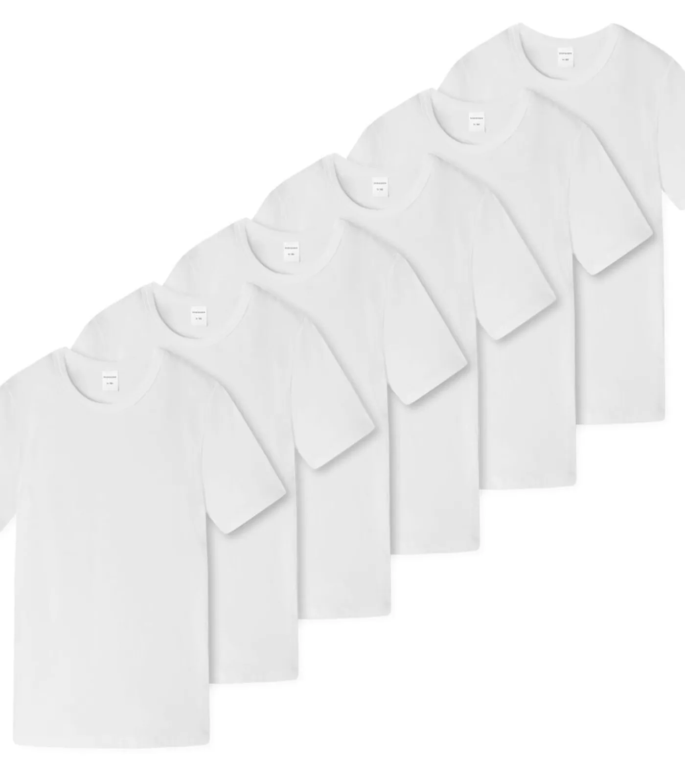 6 pack - 95/5 Organic Cotton - onderhemd Kinderen Ondergoed En Nachtmode