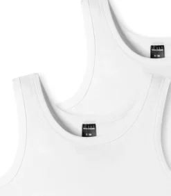 Kinderen SCHIESSER 6 pack - 95/5 Organic Cotton - onderhemd