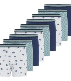 9 pack 95/5 Organic Cotton - retro short / pant Kinderen Ondergoed En Nachtmode