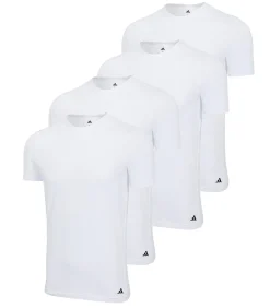 4 pack Active Flex Cotton - onder t-shirts Heren Tops & Shirts