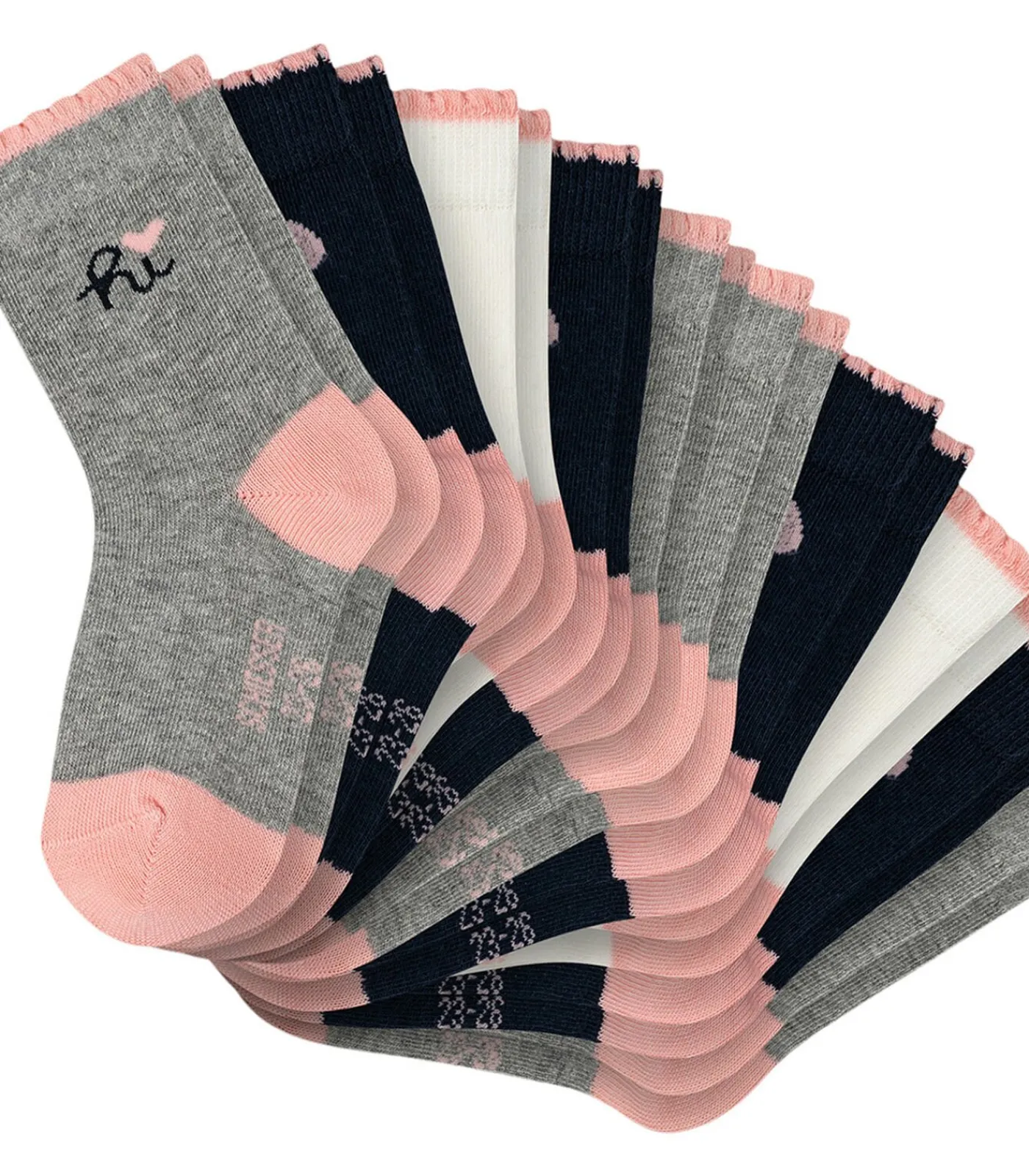 10 pack Basic - sokken DAMES Sokken En Panty's