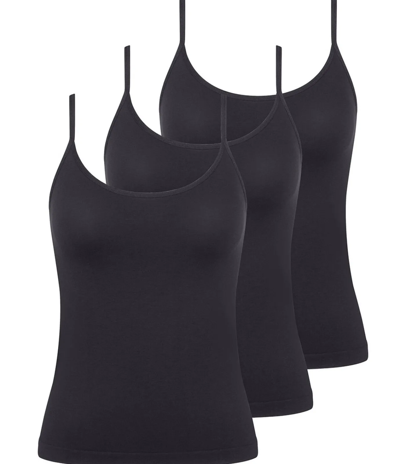 3 pack GO Sense - spaghettitop DAMES Onderhemden