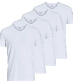 Online 4 pack Jacbasic - onder t-shirts Heren Tops & Shirts