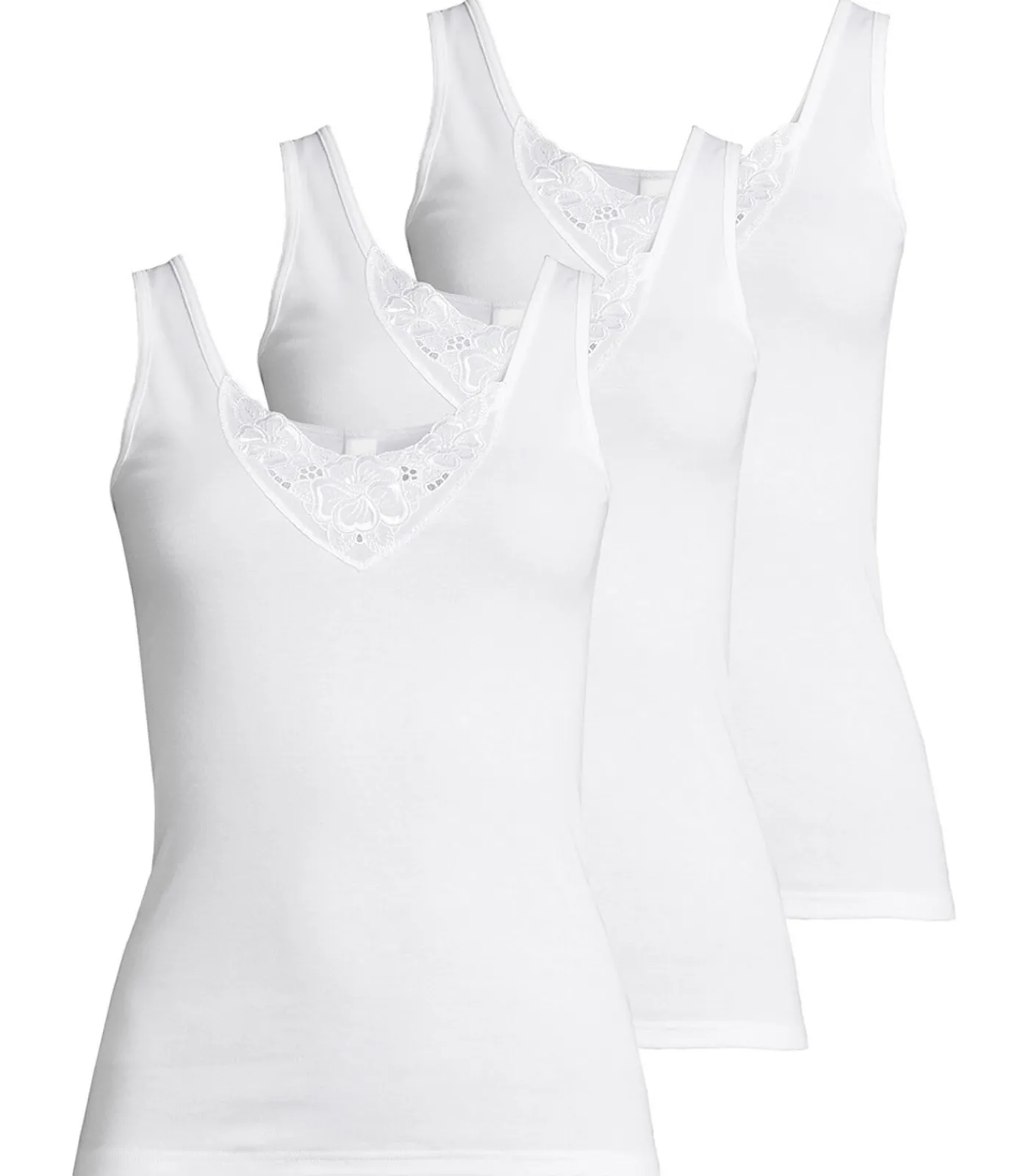 Outlet 3 pack Noelle - onderhemd DAMES Onderhemden