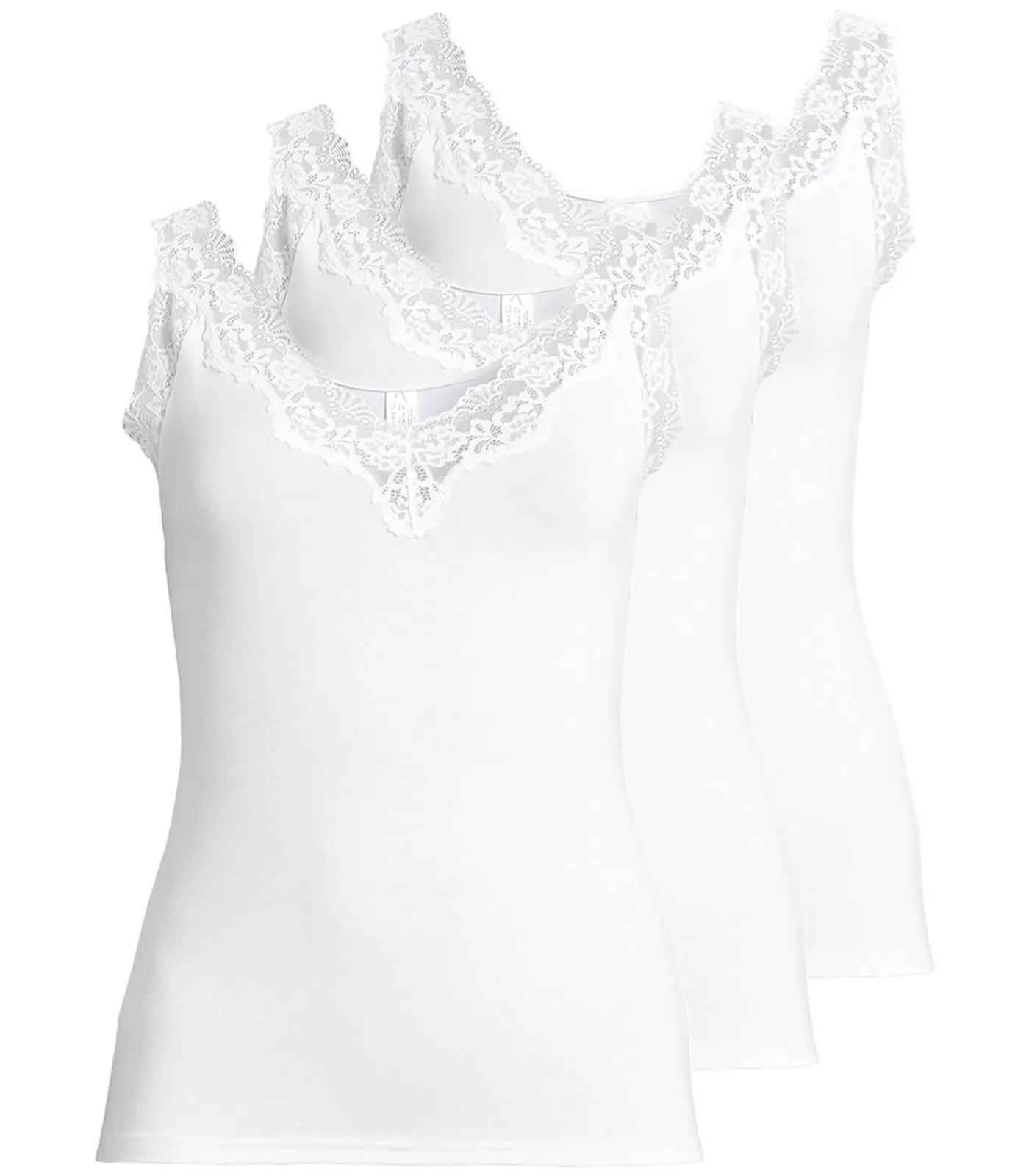 DAMES Nina from C. 3 pack Romance - onderhemd