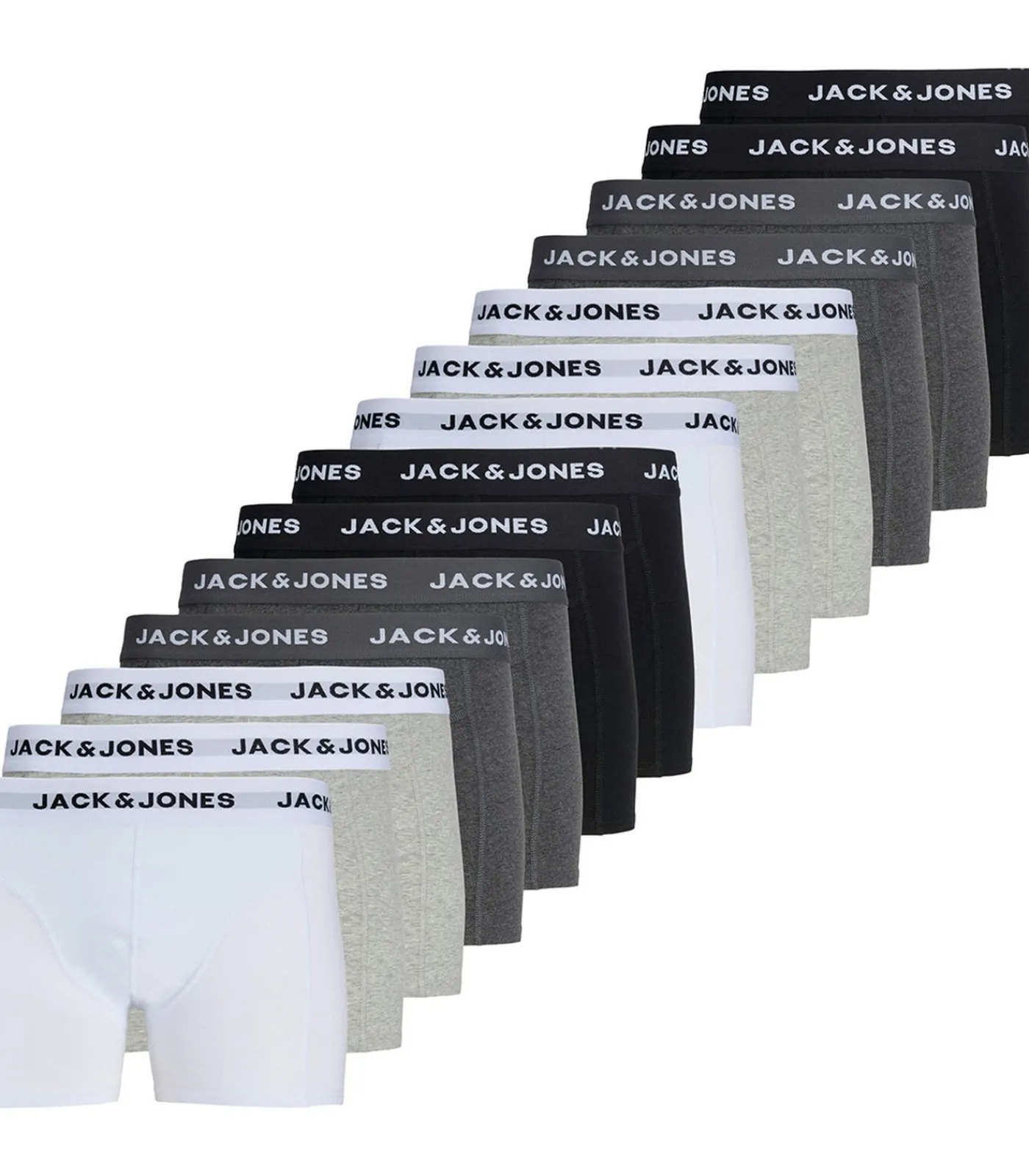 Heren JACK & JONES 14 pack Solid - retro short / pant