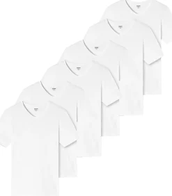 Heren uncover by Schiesser 6 pack Basic - onder T-shirts