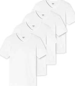 Outlet 4 pack Basic - onder T-shirts Heren Tops & Shirts
