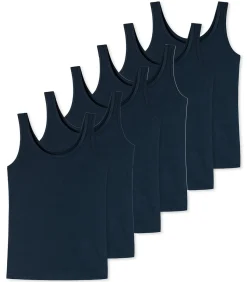 DAMES uncover by Schiesser 6 pack Basic - onderhemd