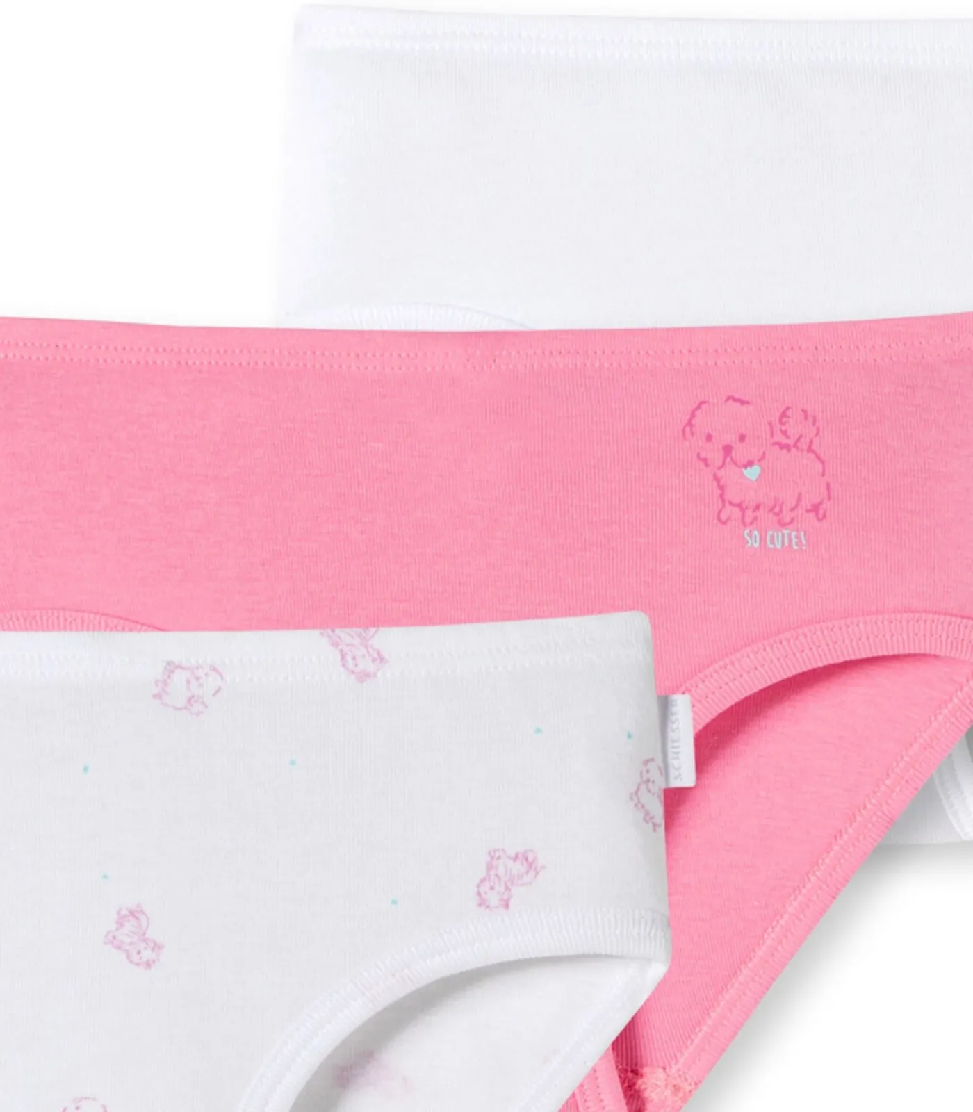 Kinderen SCHIESSER 6 pack fijnrib Organic Cotton - slip / onderbroek