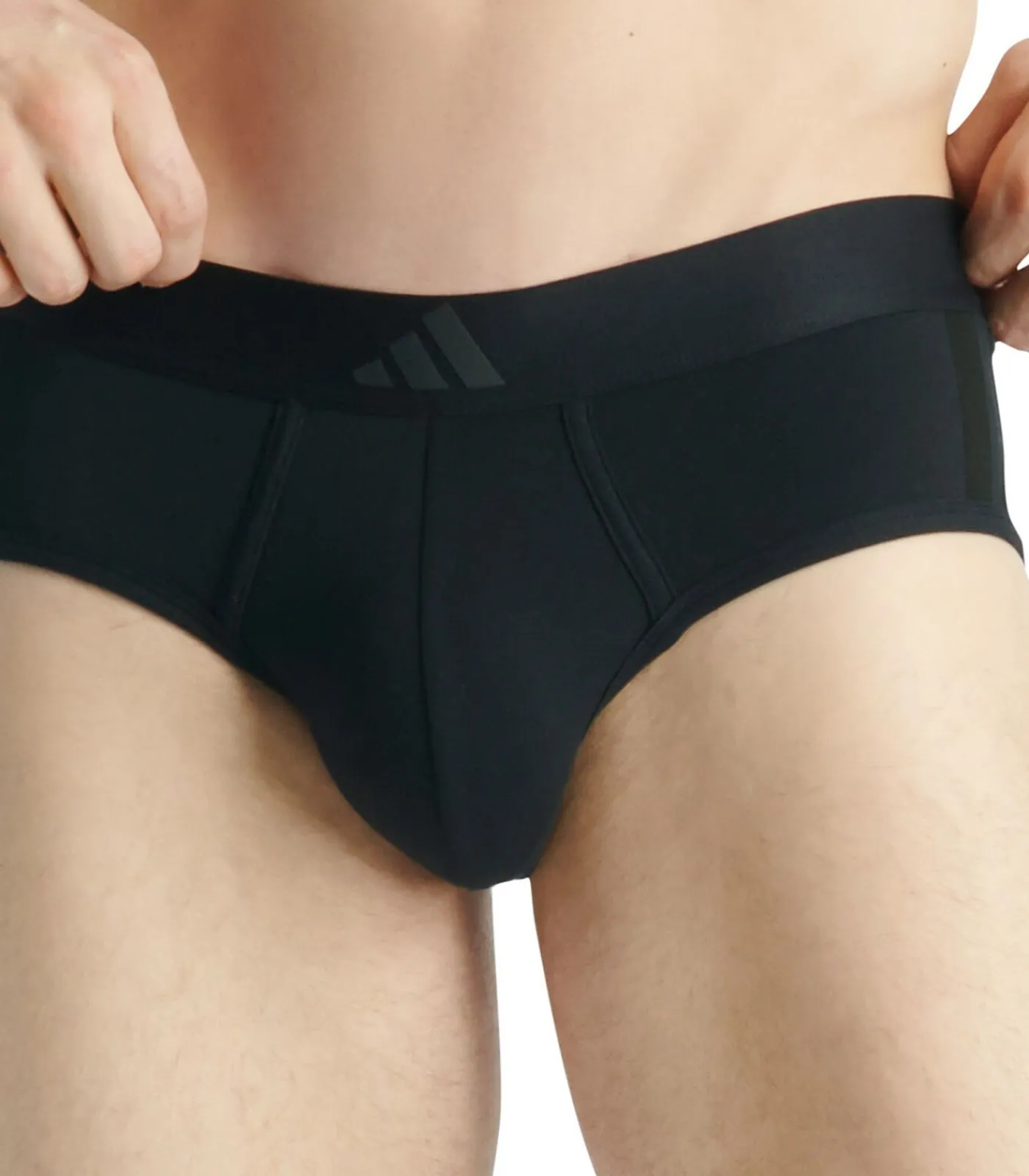 Heren Adidas Sportswear 6 pack Flex Cotton 3 Stripes - slip / onderbroek