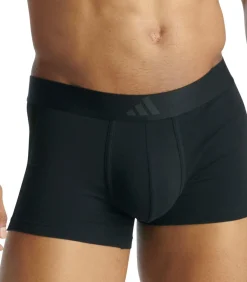 Heren Adidas Sportswear 6 pack Flex Cotton 3 Stripes - retro short / pant