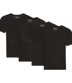 Outlet 4 pack Iconic Rib Organic Cotton - onderhemd Heren Tops & Shirts