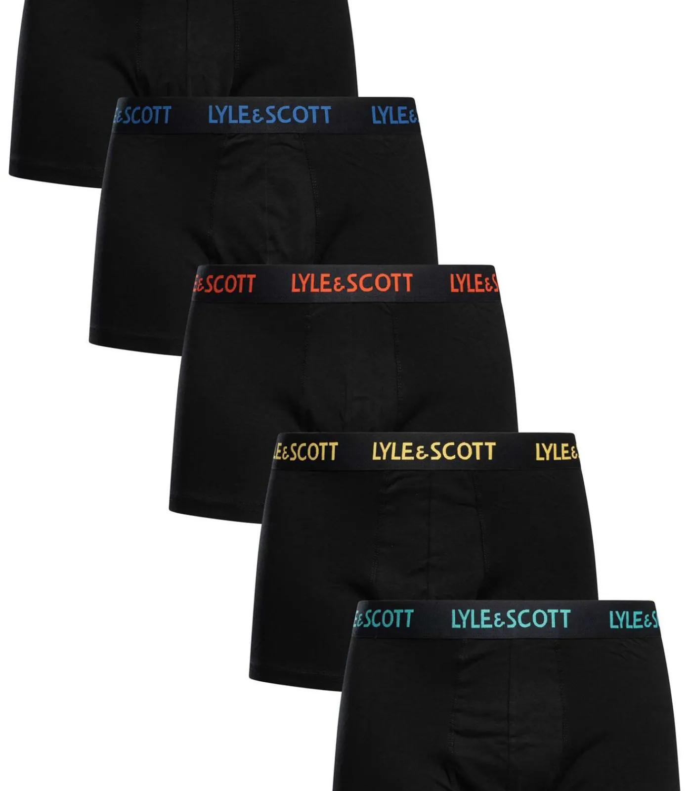 Heren Lyle & Scott 5 Pack Miller Trunks