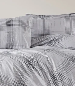 Outlet 1 persoons beddengoed 140x200 cm+1 kussensloop 65x65 cm in katoen Dekbedovertrekken