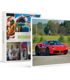 Bongo 8 rondes racen in een Ferrari, Lamborghini of Porsche op het Circuit Geoparc - Actie