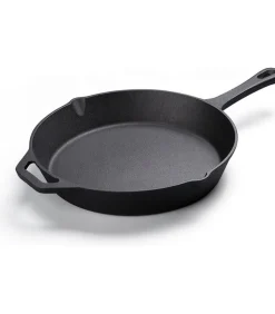 Sale ® Skillet - gietijzer - 25cm - koekenpan - PFAS vrij - geschikt voor alle warmtebronnen Potten & Pannen