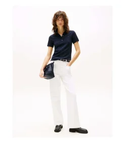 DAMES Tommy Hilfiger 1985 Slim Pique Polo Ss