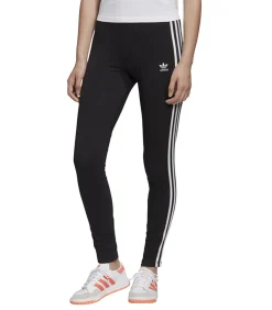 Best 3 STRIPES - Leggings - Zwart DAMES Broeken & Shorts