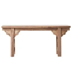 Hot Adonis - Lage bijzettafel van massief gerecycled teakhout Tafels