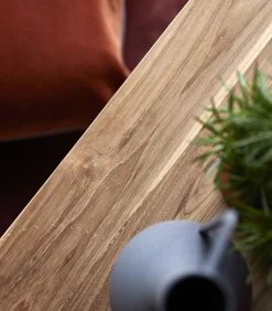 Hot Adonis - Lage bijzettafel van massief gerecycled teakhout Tafels