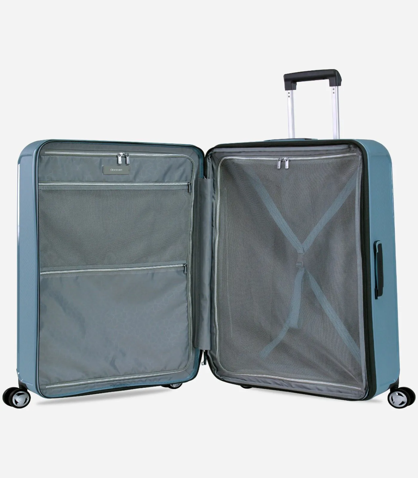 Eminent Aegis Expandable Grote Koffer 4 Wielen Lichtblauw