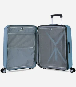 Eminent Aegis Expandable Middelgrote Koffer 4 Wielen Lichtblauw