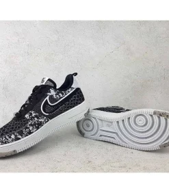 Kinderen Nike Af1 Crater Flyknit Nn Gs - Sneakers - Zwart