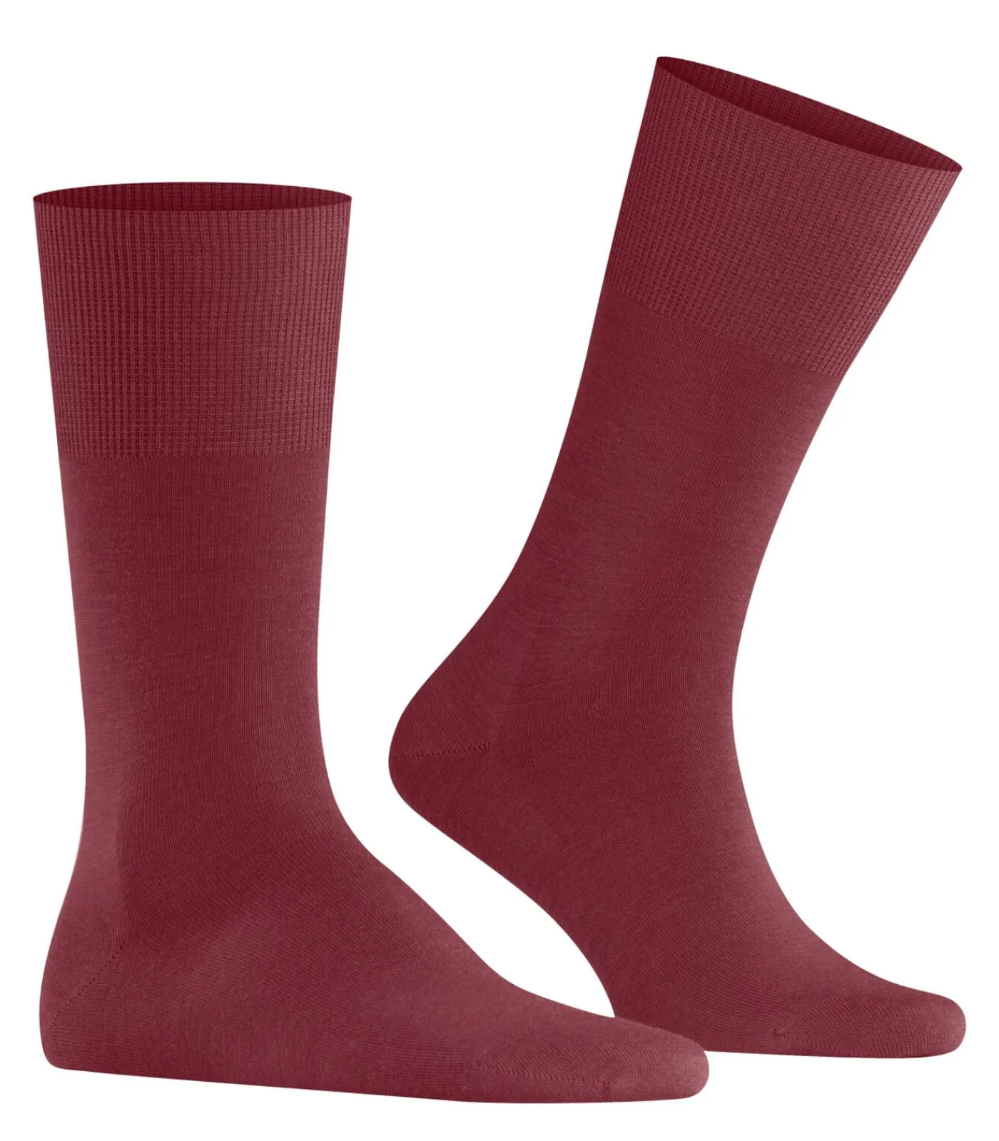 Heren FALKE Airport Herensokken Wol Donkerrood