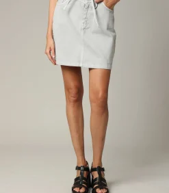 DAMES Deeluxe AITANA - Damesrok van 100% katoendenim