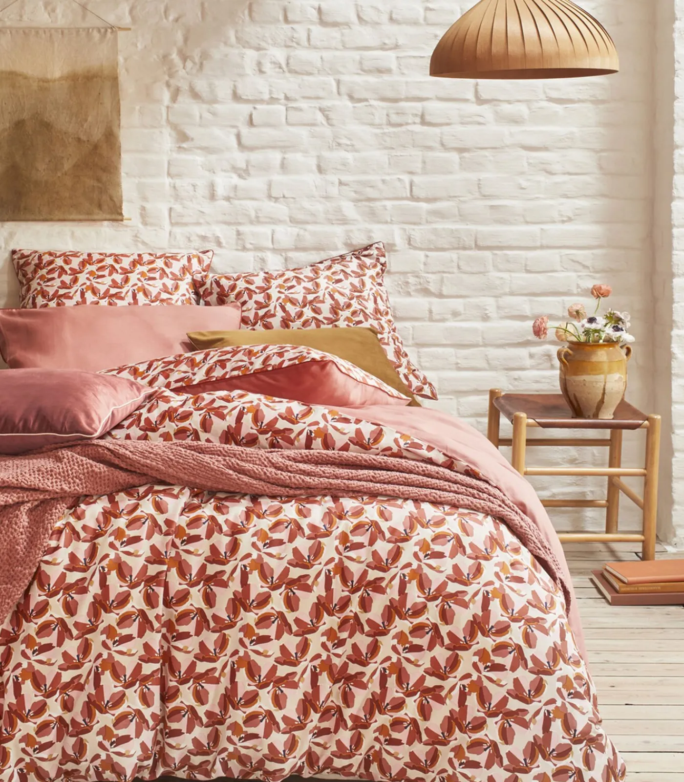 ESSIX Allegoria - Laken in katoen perkal met print 180x290