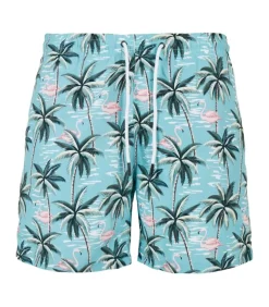 Heren Urban Classics ALL-OVER PRINT - Zwembroek - Blauw