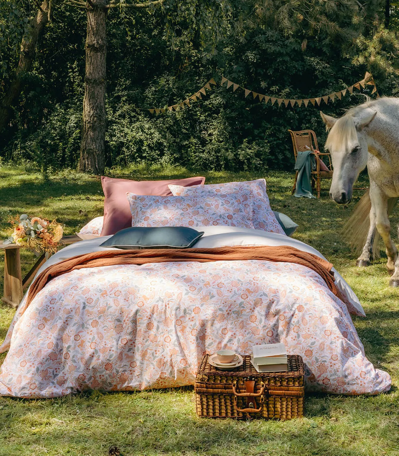 Allure - Effen kussensloop in katoen perkal Kussenslopen