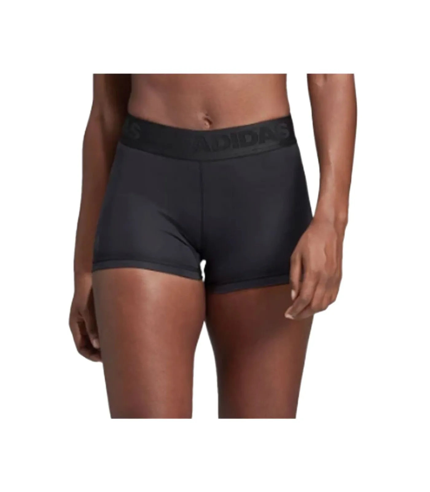 DAMES Adidas ALPHASKIN - Korte Broek - Zwart