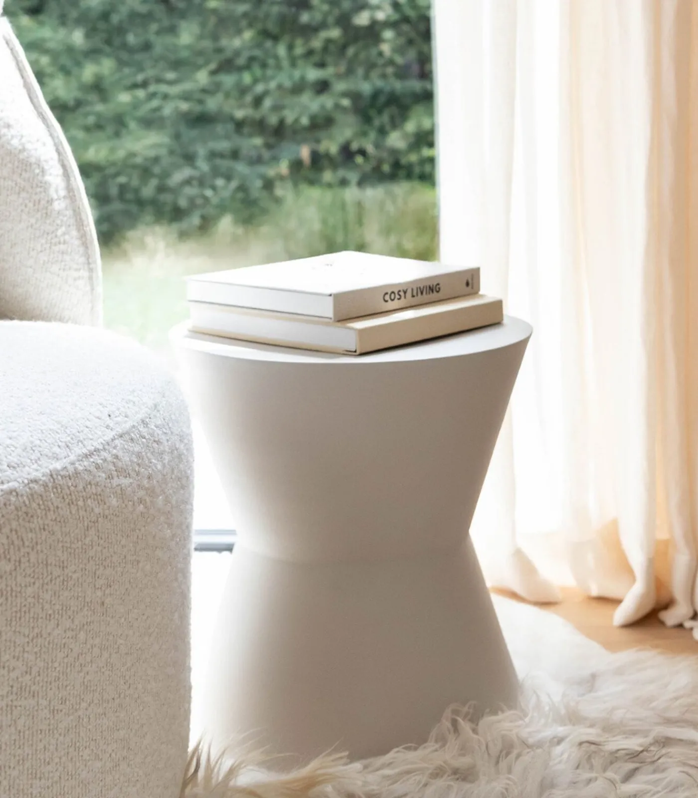 Atmooz Amante - Bijzettafel - Wit