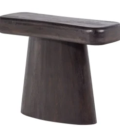 WOOOD Amco Sidetable - Mango Hout - Zwart - 76x120x40
