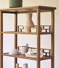 Discount Ame - Boekenkast van massief iepenhout Meubels