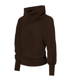 Online Angelina Trui Donkerbruin DAMES Truien & Cardigans