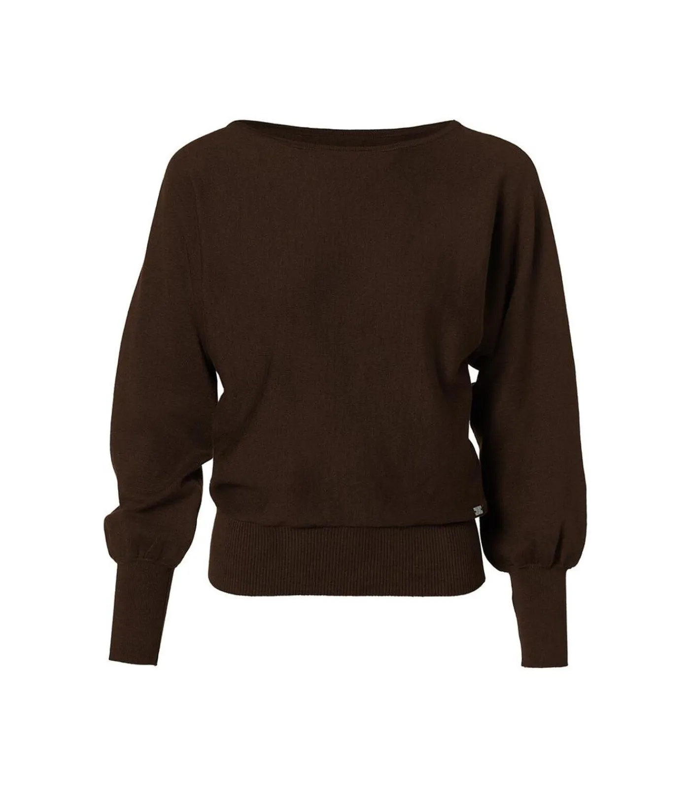 Online Angelina Trui Donkerbruin DAMES Truien & Cardigans