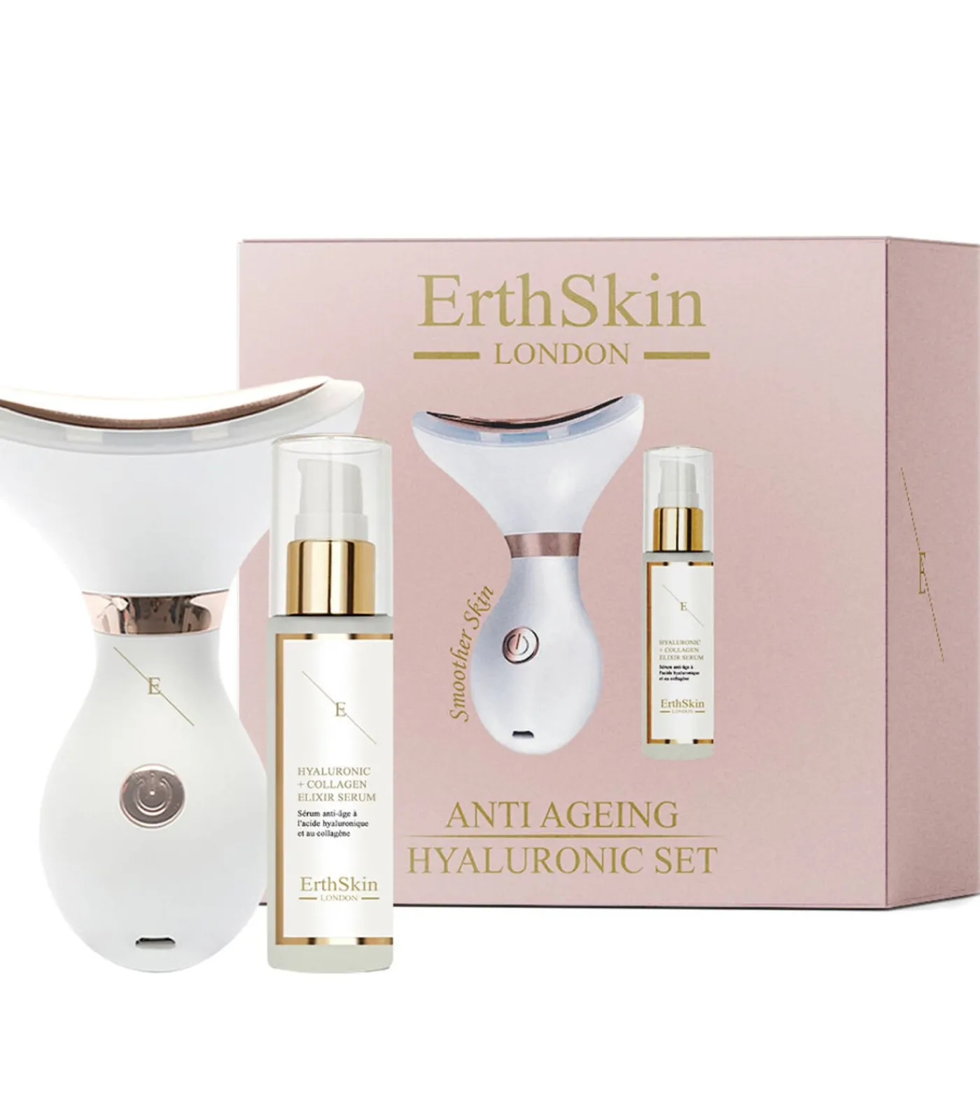 Erth Skin London Anti-Ageing hyaluronzuurset (Nek & Kaaklijn + HA Serum)