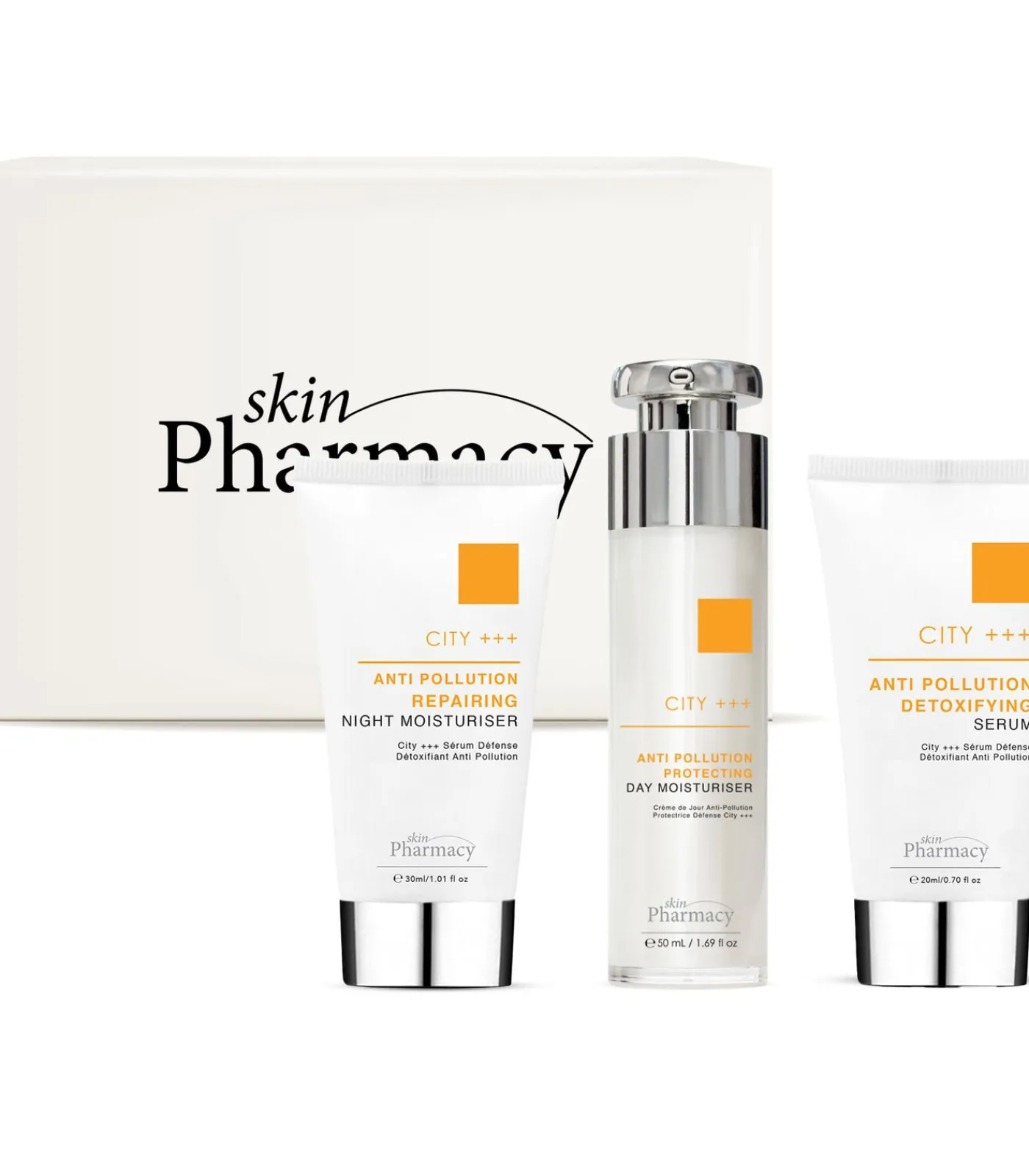 Skin Pharmacy Anti-Pollutie Bescherming & Hydratatie Trio