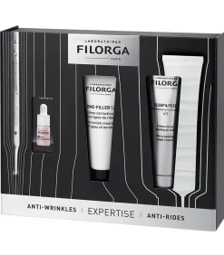 Hot Anti-Rimpel Expertise Set Time-Filler – Nachtcrème 40 ml + Crème 30 ml + Concentrate 3 ml Beauty Gift Sets