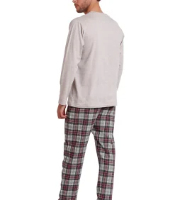 Heren ADMAS Antonio Pyjama outfit broek top lange mouwen Cobblestone