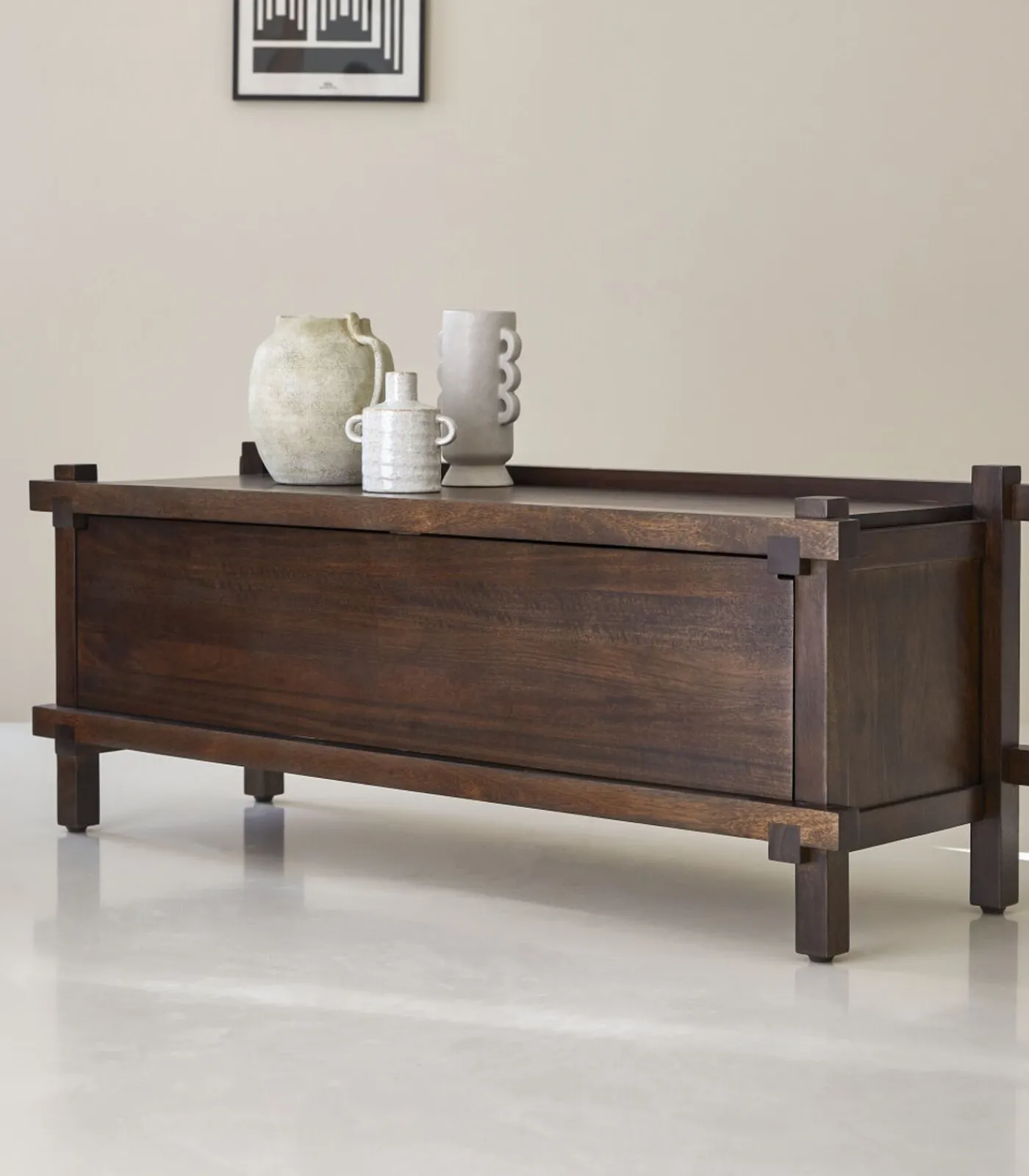 Sale Arko - Tv-meubel in massief mangohout, 120 cm Meubels