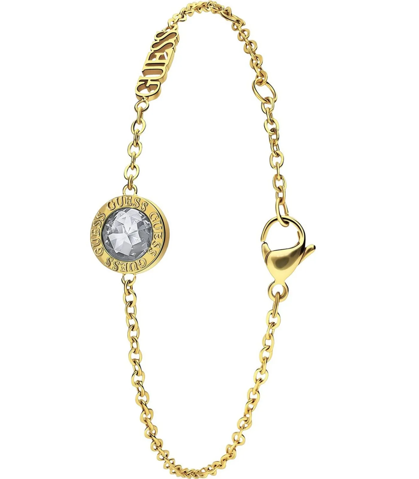 DAMES GUESS Armband 'Color My Day' Staal