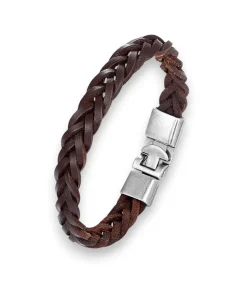 Heren TrendFox Armband Heren - Bruin Leer - Vintage Stijl